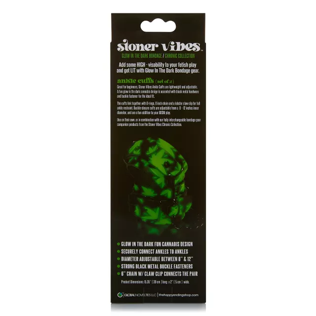 Stoner Vibes Glow in the Dark Ankle Cuffs at Spencer's