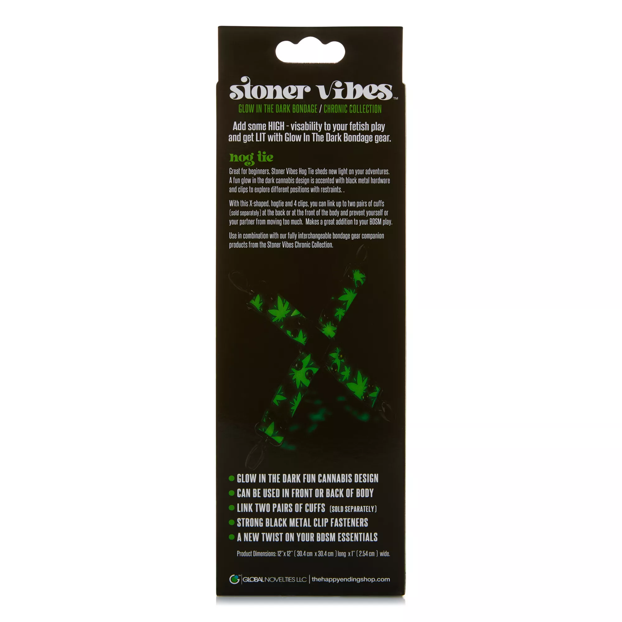 Glow in the Dark Chronic Collection Hog Tie Bondage Restraint at Spencer's