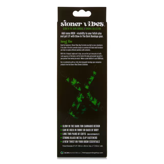 Glow in the Dark Chronic Collection Hog Tie Bondage Restraint at Spencer's