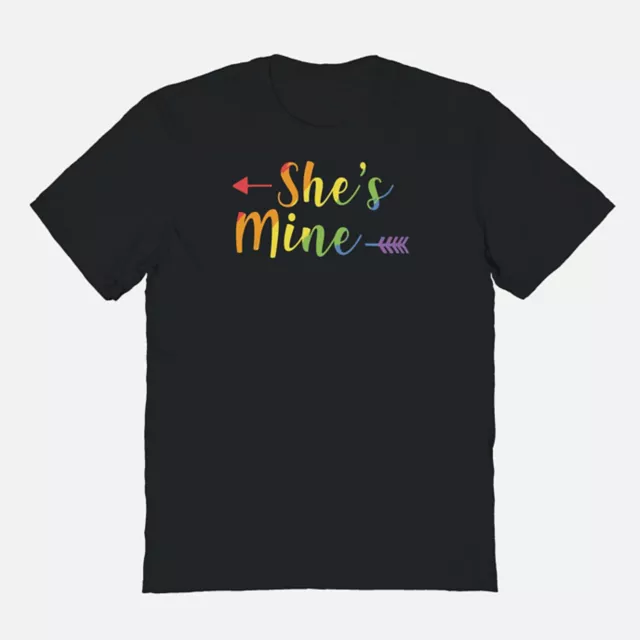 Pride She's Mine Rainbow T Shirt