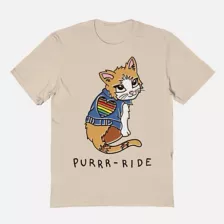 Purrr-Ride Kitty T Shirt at Spencer's