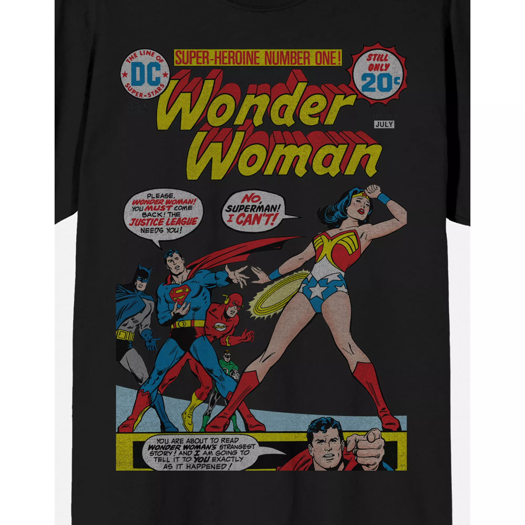 Wonder Woman Comic Book T Shirt - DC Comics