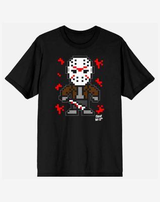 Jason Voorhees Pixel T Shirt - Friday the 13th - Spencer's