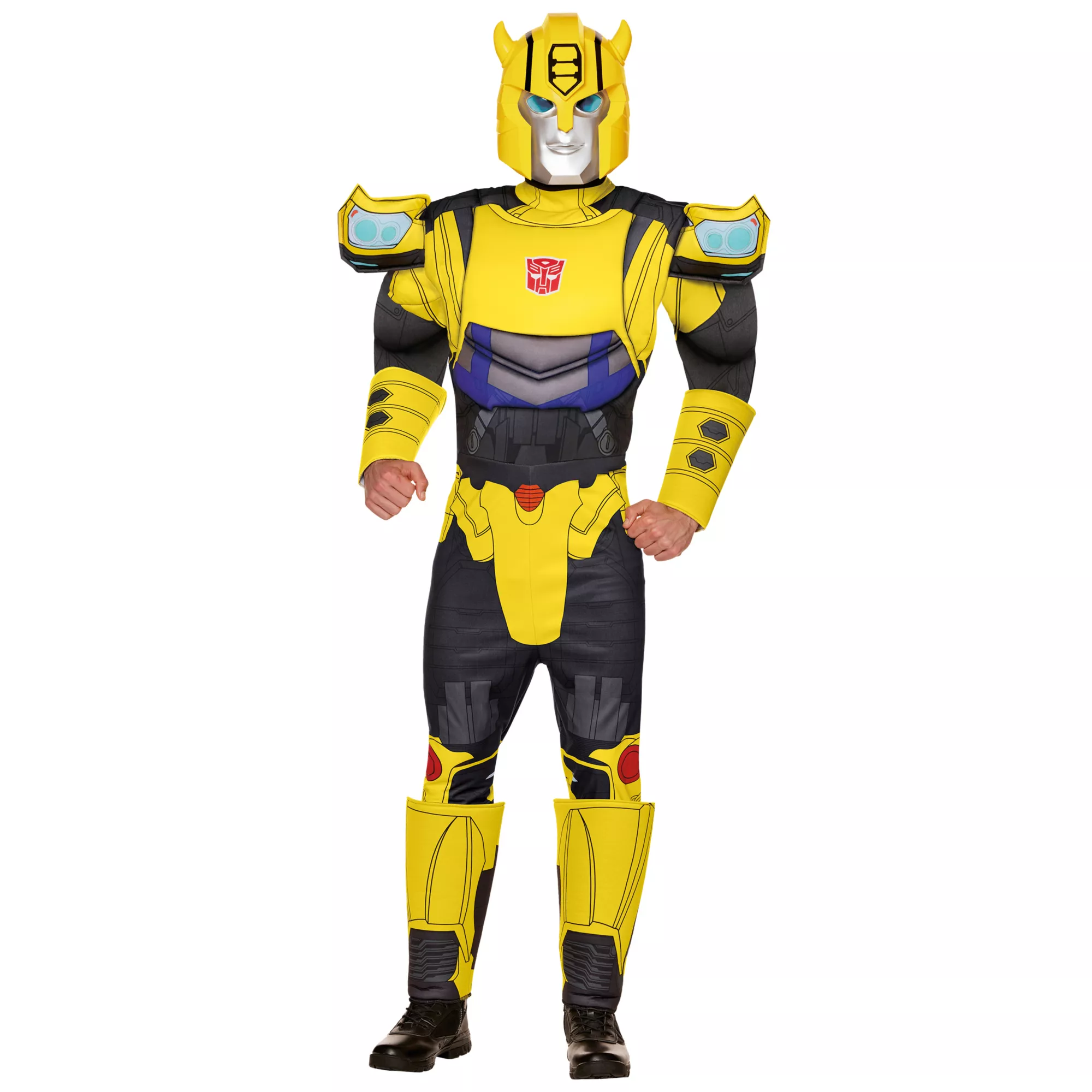 Adult Bumblebee Muscle Suit Costume - Transformers at Spirit Halloween