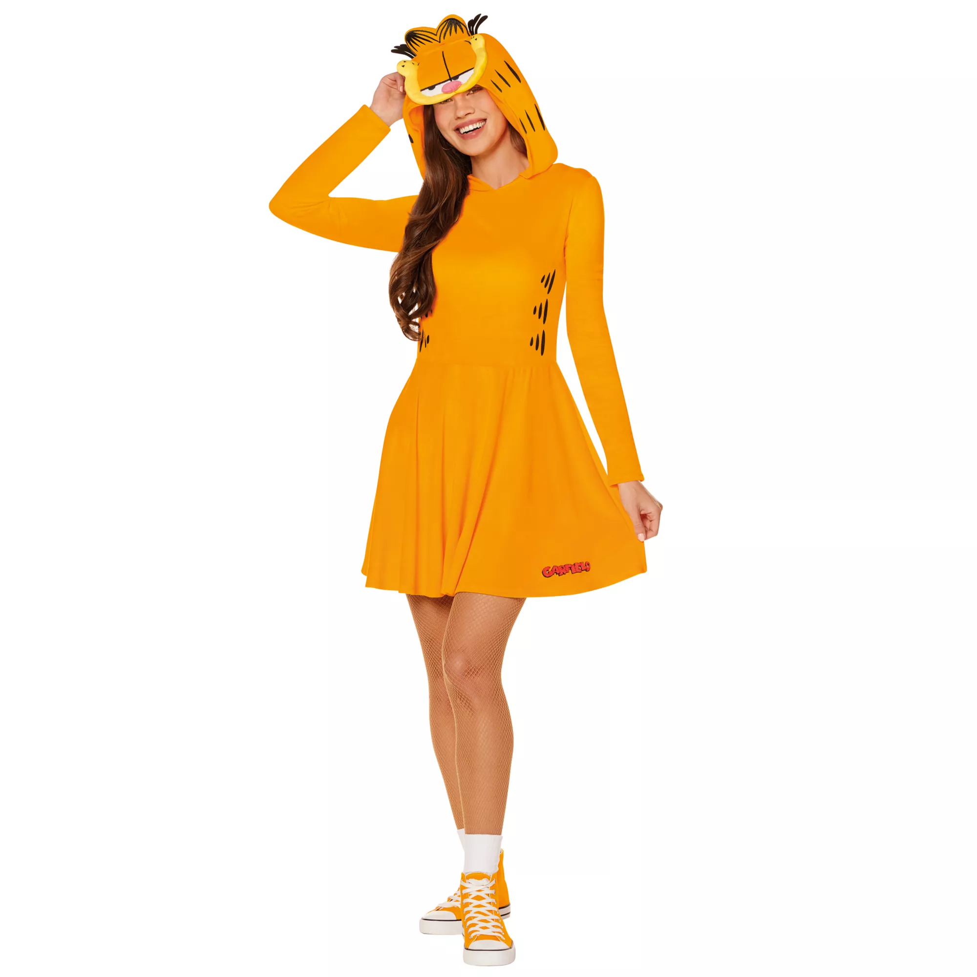 Adult Garfield Hooded Dress Costume at Spencer's