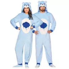 Adult Grumpy Bear Jumpsuit Costume - Care Bears at Spencer's