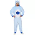 Adult Grumpy Bear Jumpsuit Costume - Care Bears at Spencer's