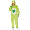 Adult Good Luck Bear Jumpsuit Costume - Care Bears at Spirit Halloween