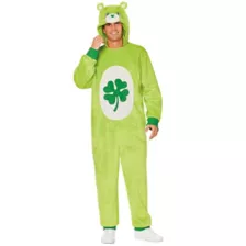 Adult Good Luck Bear Jumpsuit Costume - Care Bears at Spirit Halloween
