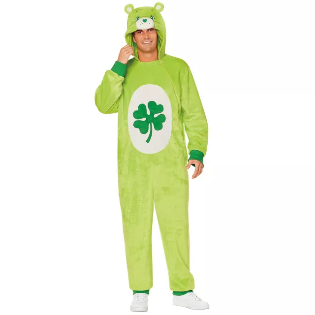 Adult Good Luck Bear Jumpsuit Costume - Care Bears at Spirit Halloween