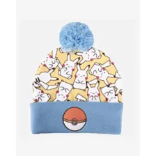 Pikachu Print Pom Cuff Beanie Hat - Pokémon at Spencer's
