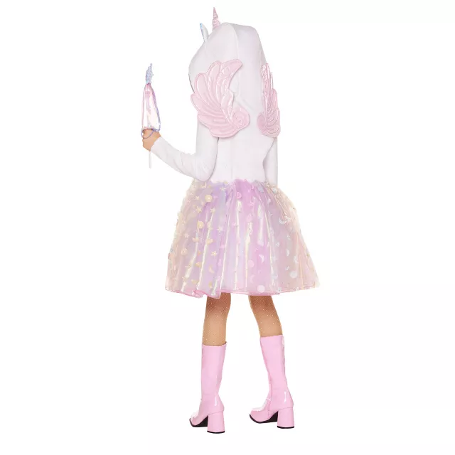 Kids White Unicorn Dress Costume at Spirit Halloween