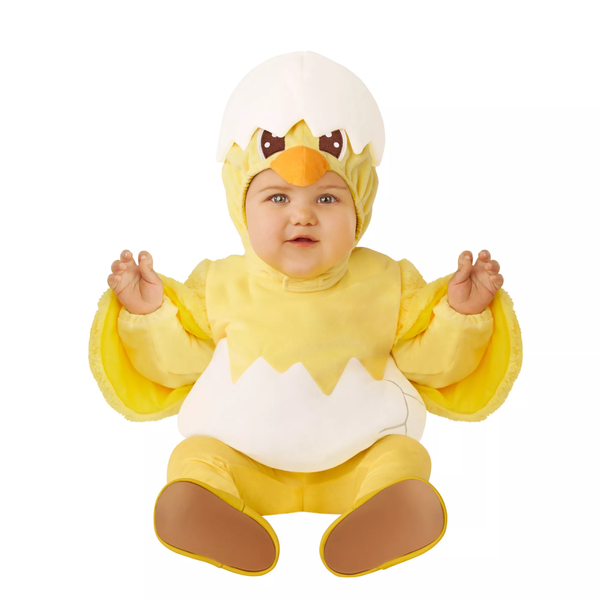 Baby Hatched Chick Jumpsuit Costume at Spencer's