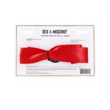 Amor Red and Black Ball Gag at Spencer's