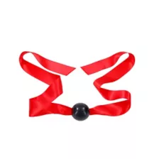 Amor Red and Black Ball Gag at Spencer's