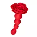 Bloomgasm Rose Twirl Vibrating Anal Beads at Spencer's