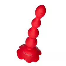 Bloomgasm Rose Twirl Vibrating Anal Beads at Spencer's