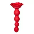 Bloomgasm Rose Twirl Vibrating Anal Beads at Spencer's