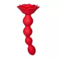 Bloomgasm Rose Twirl Vibrating Anal Beads at Spencer's