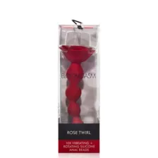 Bloomgasm Rose Twirl Vibrating Anal Beads at Spencer's