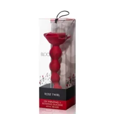 Bloomgasm Rose Twirl Vibrating Anal Beads at Spencer's