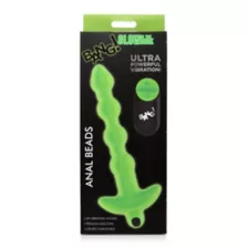 Bang Glow in the Dark Remote Control Vibrating Anal Beads at Spencer's