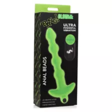 Bang Glow in the Dark Remote Control Vibrating Anal Beads at Spencer's