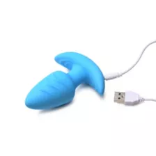 Bang Remote Control Rotating & Vibrating Silicone Butt Plug at Spencer's
