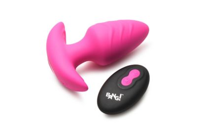 vibrating butt plug pink Amazon.com: Remote Control 21X Vibrating Silicone Butt Plug main image 0