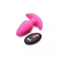 Bang Pink Remote Control Rotating & Vibrating Silicone Butt Plug at Spencer's