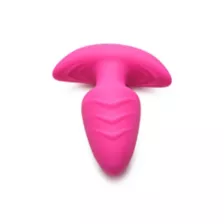Bang Pink Remote Control Rotating & Vibrating Silicone Butt Plug at Spencer's