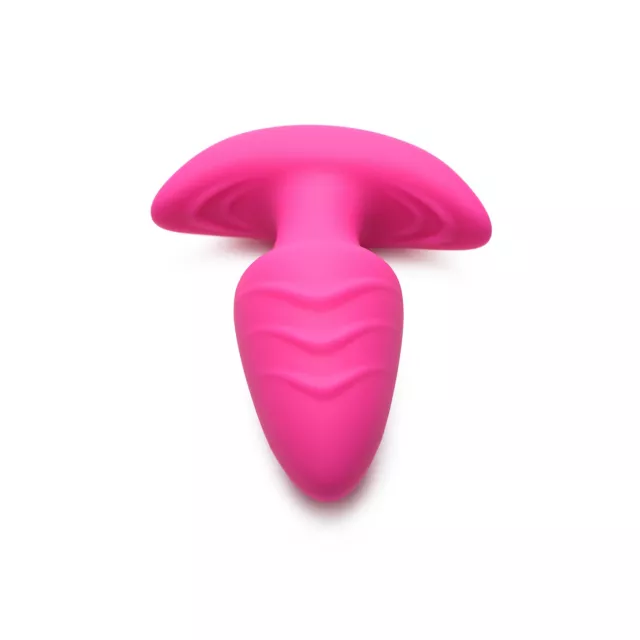 Bang Pink Remote Control Rotating & Vibrating Silicone Butt Plug