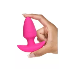 Bang Pink Remote Control Rotating & Vibrating Silicone Butt Plug at Spencer's