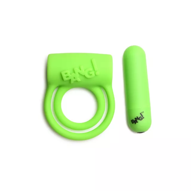 Bang Glow in the Dark Remote Control Vibrating Cock Ring at Spencer's