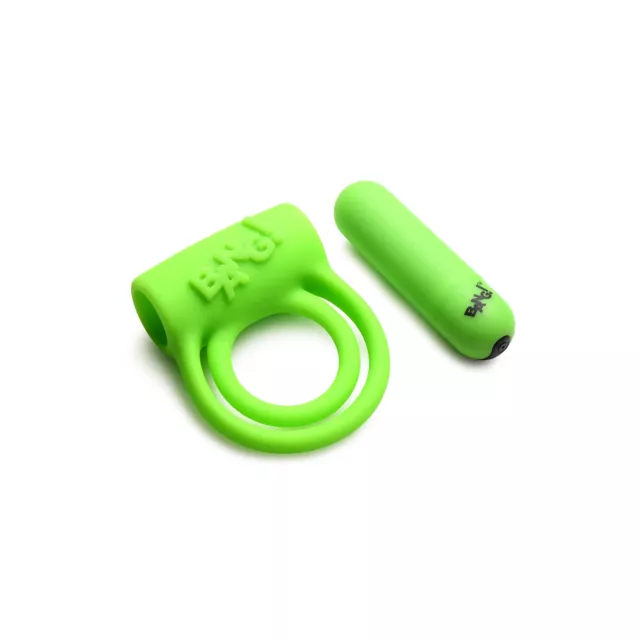 Bang Glow in the Dark Remote Control Vibrating Cock Ring at Spencer's