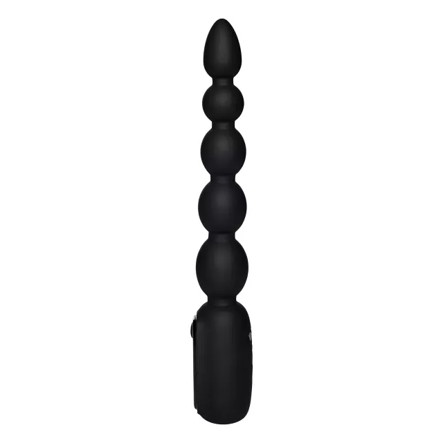 Black Vibrating Anal Beads at Spencer's