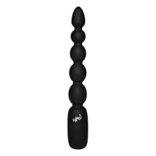 Black Vibrating Anal Beads at Spencer's