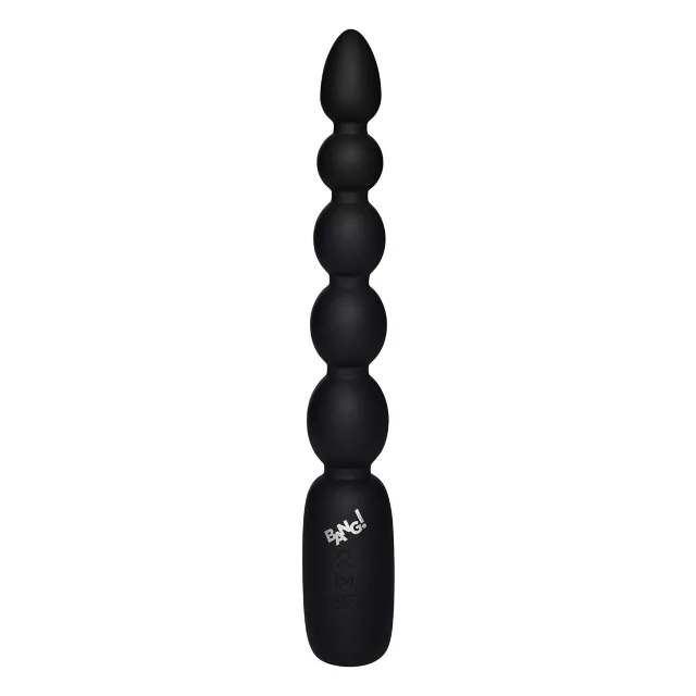 Black Vibrating Anal Beads at Spencer's