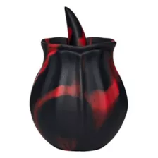 Black Kiss Rimming Rose Vibrator at Spencer's