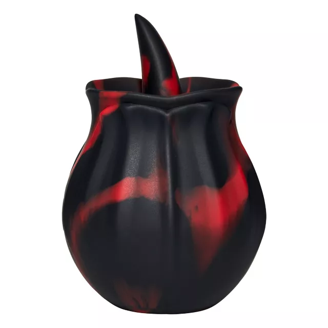Black Kiss Rimming Rose Vibrator at Spencer's