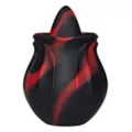 Black Kiss Rimming Rose Vibrator at Spencer's