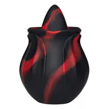 Black Kiss Rimming Rose Vibrator at Spencer's