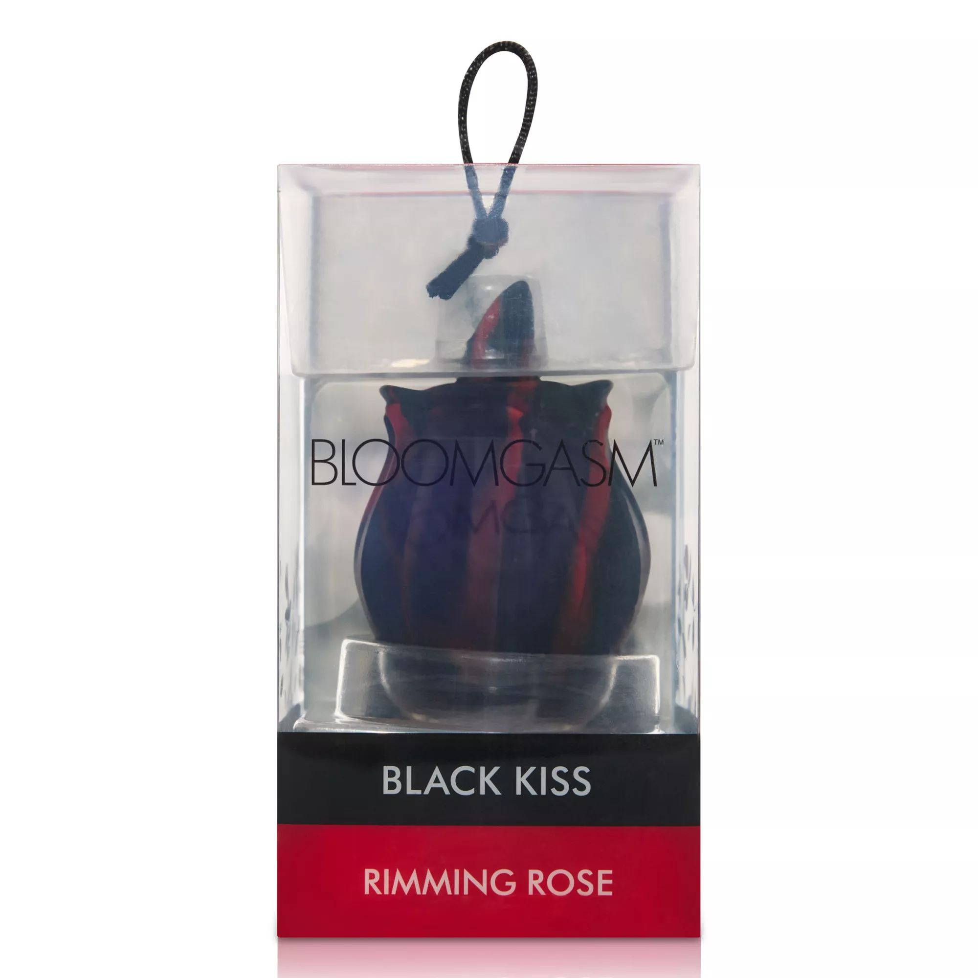 Black Kiss Rimming Rose Vibrator at Spencer's
