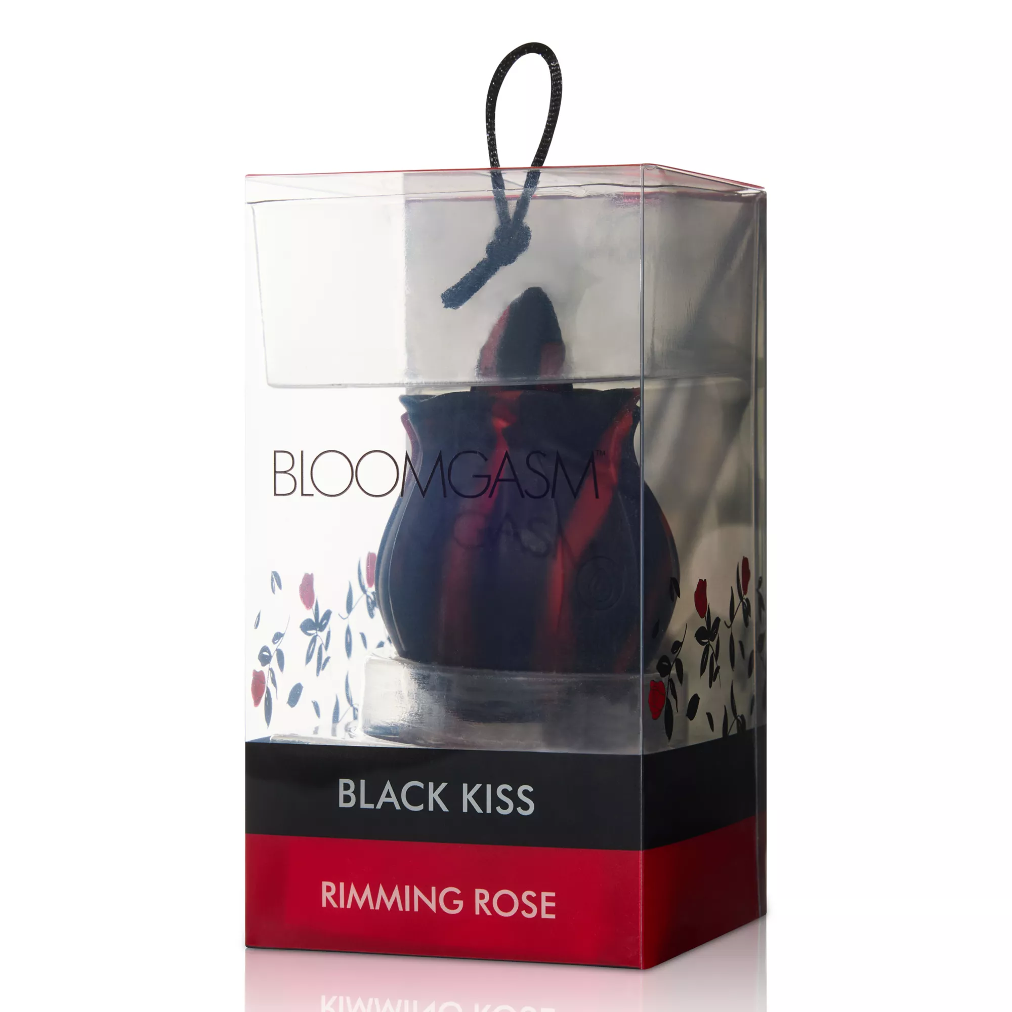 Black Kiss Rimming Rose Vibrator at Spencer's
