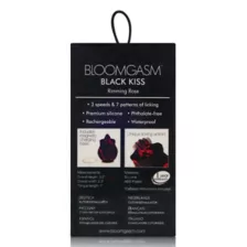 Black Kiss Rimming Rose Vibrator at Spencer's