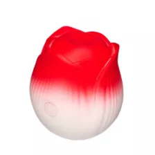 Bloomgasm Red Pulsing Petals Throbbing Rose Stimulator at Spencer's