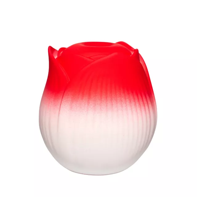 Bloomgasm Red Pulsing Petals Throbbing Rose Stimulator at Spencer's