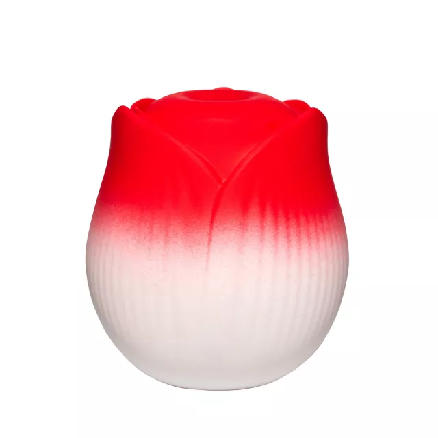 Bloomgasm Red Pulsing Petals Throbbing Rose Stimulator at Spencer's