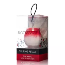 Bloomgasm Red Pulsing Petals Throbbing Rose Stimulator at Spencer's