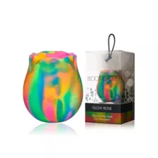 Bloomgasm Glow in the Dark Glow Rose Clit Stimulator at Spencer's